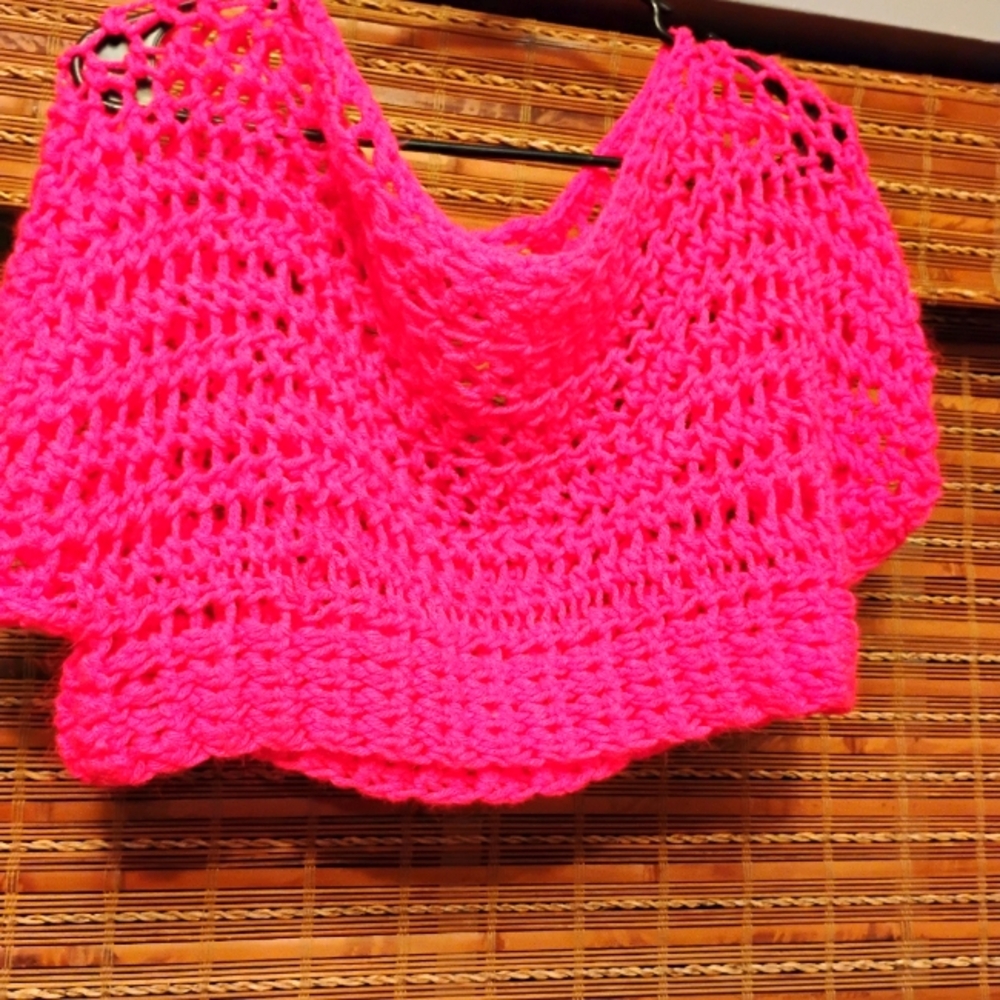 Crotchet crop top